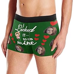 Custom Personalized Photo Printed Face Boxer, I