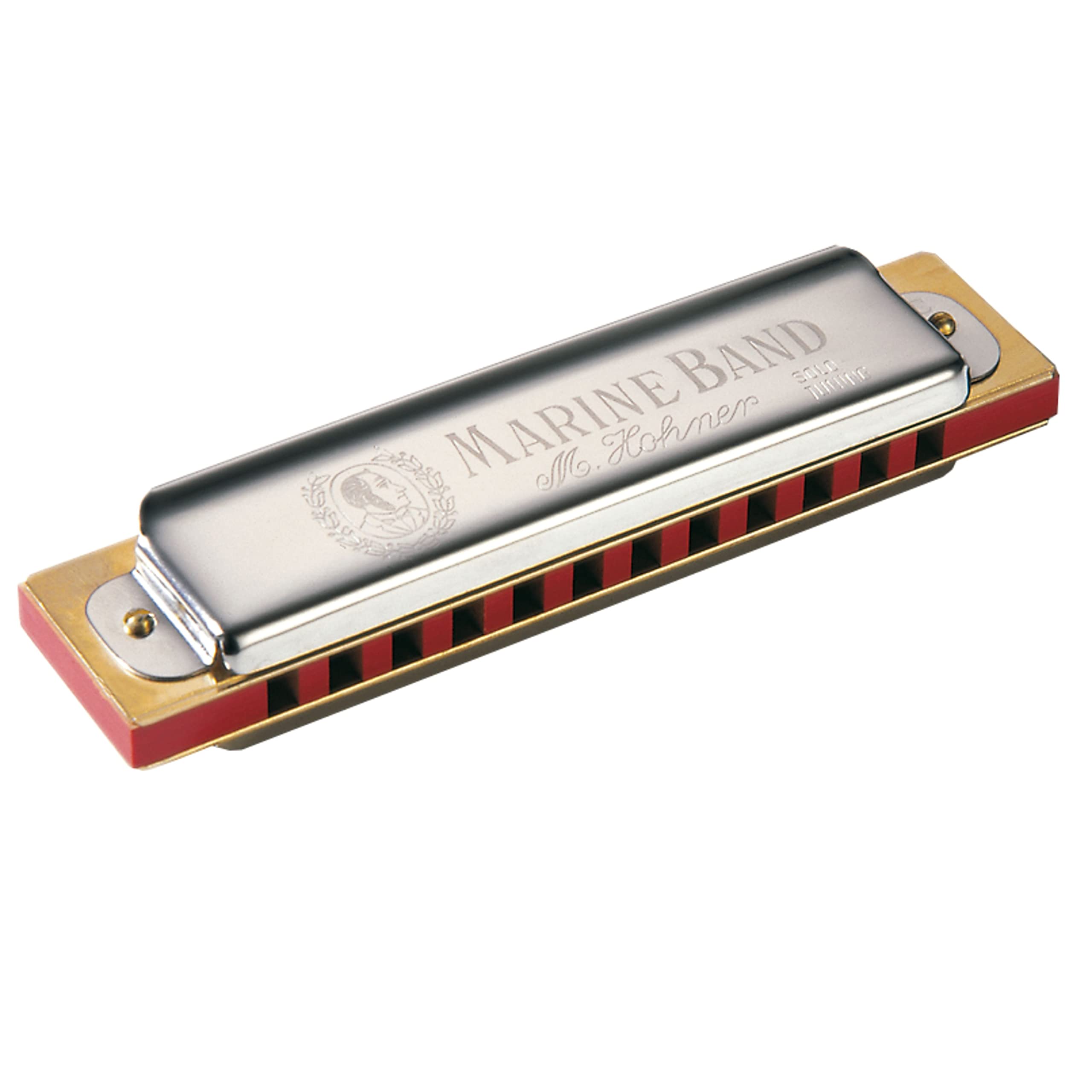 Hohner Harmonica MARINE BAND 364/24 SOLOIST - Maple Wood - Red - C Major — image 1