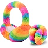 Yuoahcn Toddler Kids Winter Earmuffs Girl Warm Ear Muffs Baby Girls Plush Ear Warmers Cute Ear Covers Headband 3-8Y