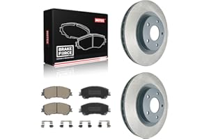 MOTEX Front Disc Brake Kit for Mitsu 07-20 Outlander 08-17 Lancer 11-21 Outl Sport 11-18 RVR, Jeep 07-17 Compass/Patriot, Chr