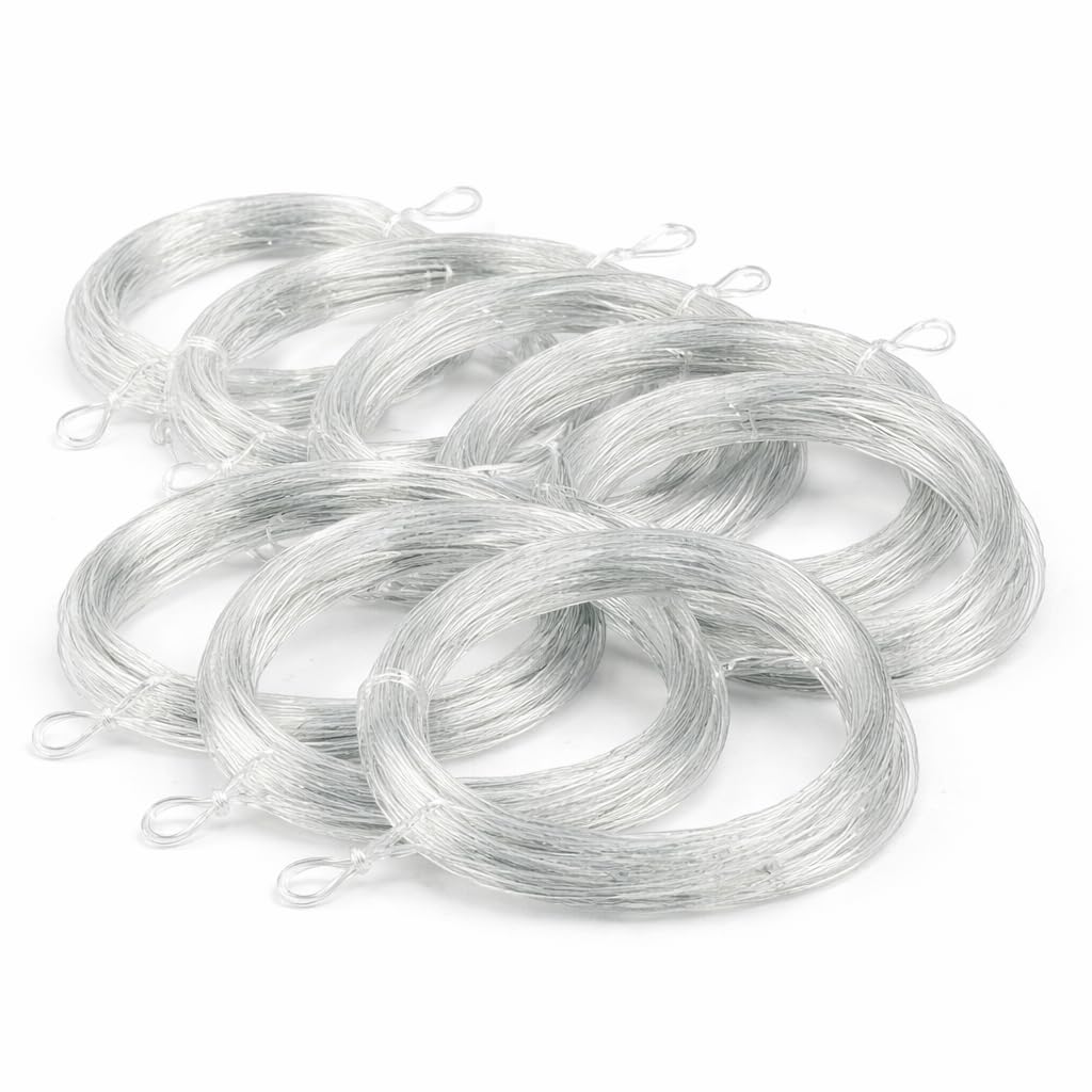 BestCity Fly Fishing Tapered Leaders with Loops Pack of 10 2X 3X 4X 5X 6X Clear Nylon Trout Fly Fishing Leaders