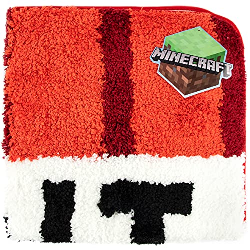 Jay Franco Minecraft Creeper TNT Tufted Polyester Bath Rug, Kids Bath ...