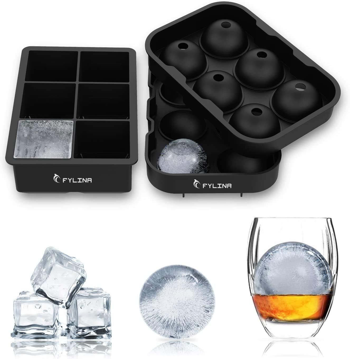 fabbricatore di palle di ghiaccio per whisky