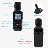 Mcbazel Decibel Sound Meter 30-130 dB A-weighted Digital Backlit LCD view 3