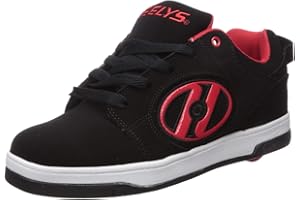 HEELYS Boy's Tennis Shoe, Black/Red, 13 Little Kid