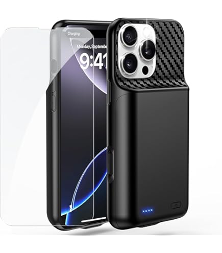 Amazon.com: Battery Case for iPhone 16 Pro Max, Enhanced 12000mAh