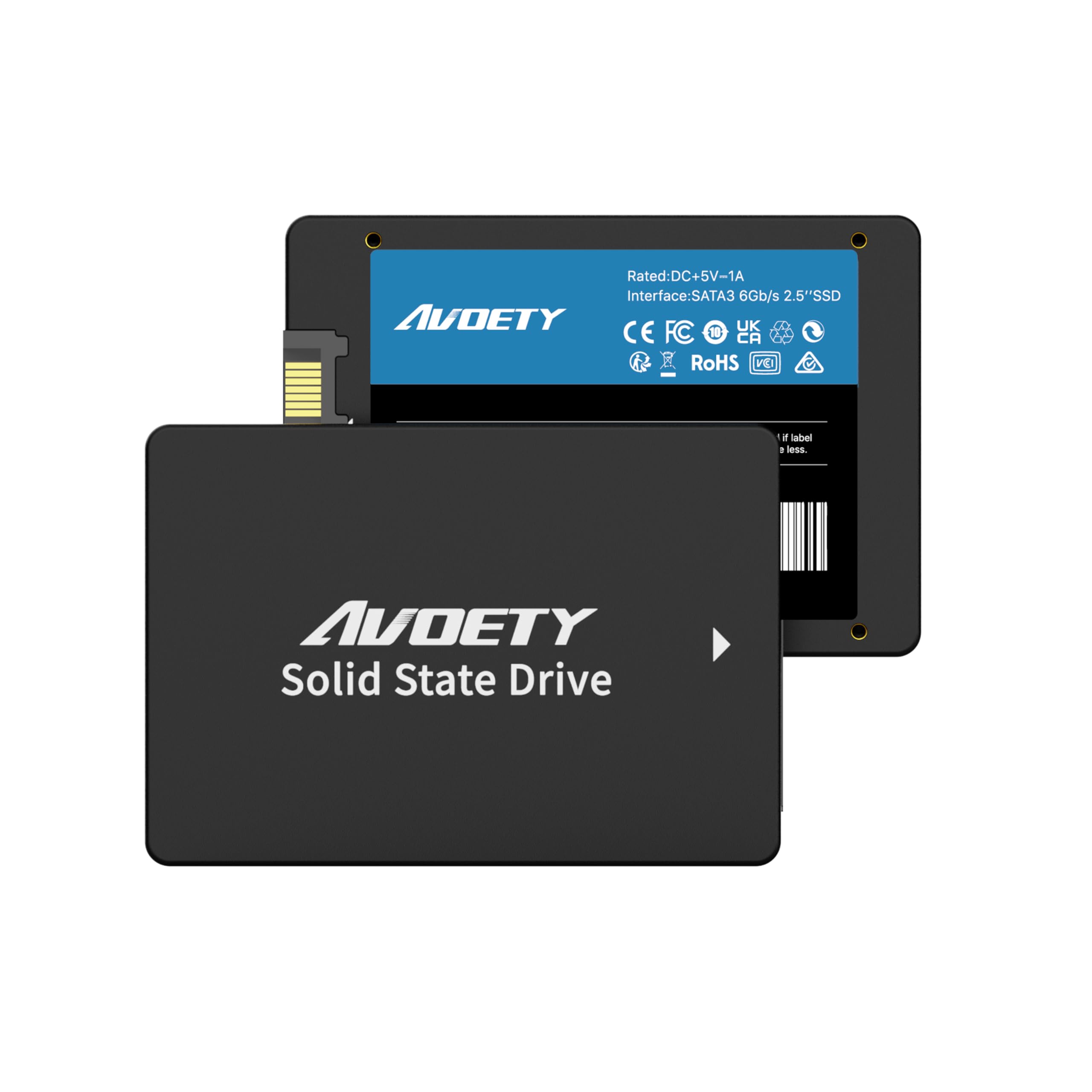 Photo 1 of AVOETY 2.5" SATA III Internal SSD 1TB– 550MB/s Read Speed, SSD 3D NAND TLC for Faster PC/Desktops and Laptop Performance
