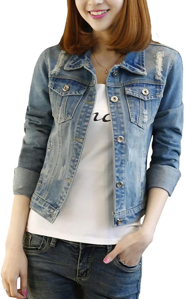 ripped up jean jacket