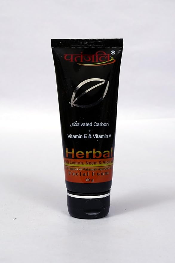 Patanjali Herbal Facial Foam, 60 Gm pack of 2pc Amazon.in Beauty