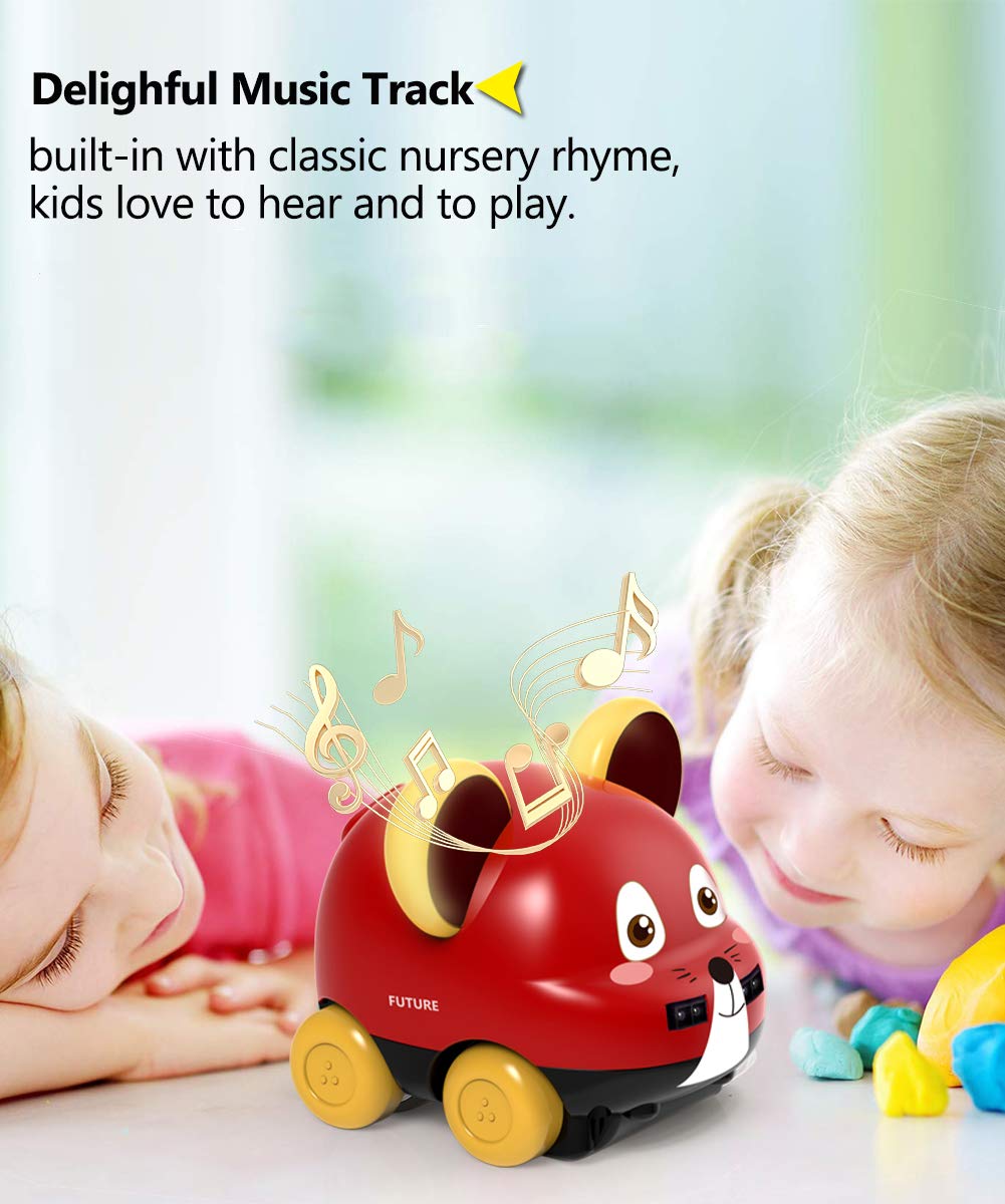 POWERbeast Toddler Toy Cars with Hand Control,Auto Follow,Obstacle Avoidance,Remote Control Car for Boys and Girls Toy,Ideal Gifts for Toddlers,Baby,Children