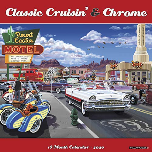 Classic Cruisin' & Chrome 2020 Wall Calendar by
