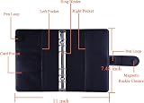 HAUTOCO A6 Budget Binder with Zipper Envelopes Black Money Organizer view 4