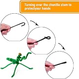 Caydo 100Pcs Pipe Cleaners 10 Colors Chenille Stems 6mm x 30cm Craft Supplies view 4