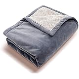 PerfectPrime HP0810, Soft Fleece Portable QC2.0/3.0 USB Power Heating Throw, Shoulder Blanket, Temperature Setting Controller for Winter Traveling, Camping, Hiking or Wheelchair