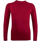 Runceptual Boys' Girls' Compression Shirt Long Sleeve Moisture Wicking Sports Baselayer for Youth Football Baseball