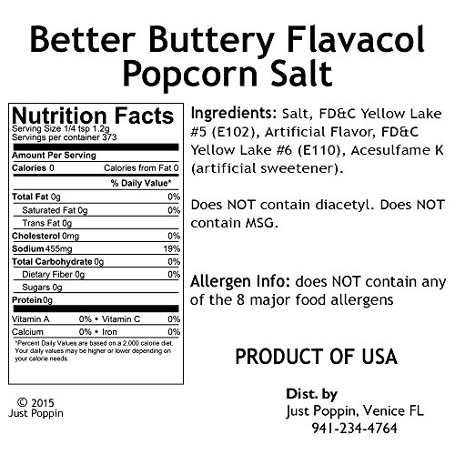 Better Buttery Flavacol Theater Popcorn Seasoning Salt Pricepulse