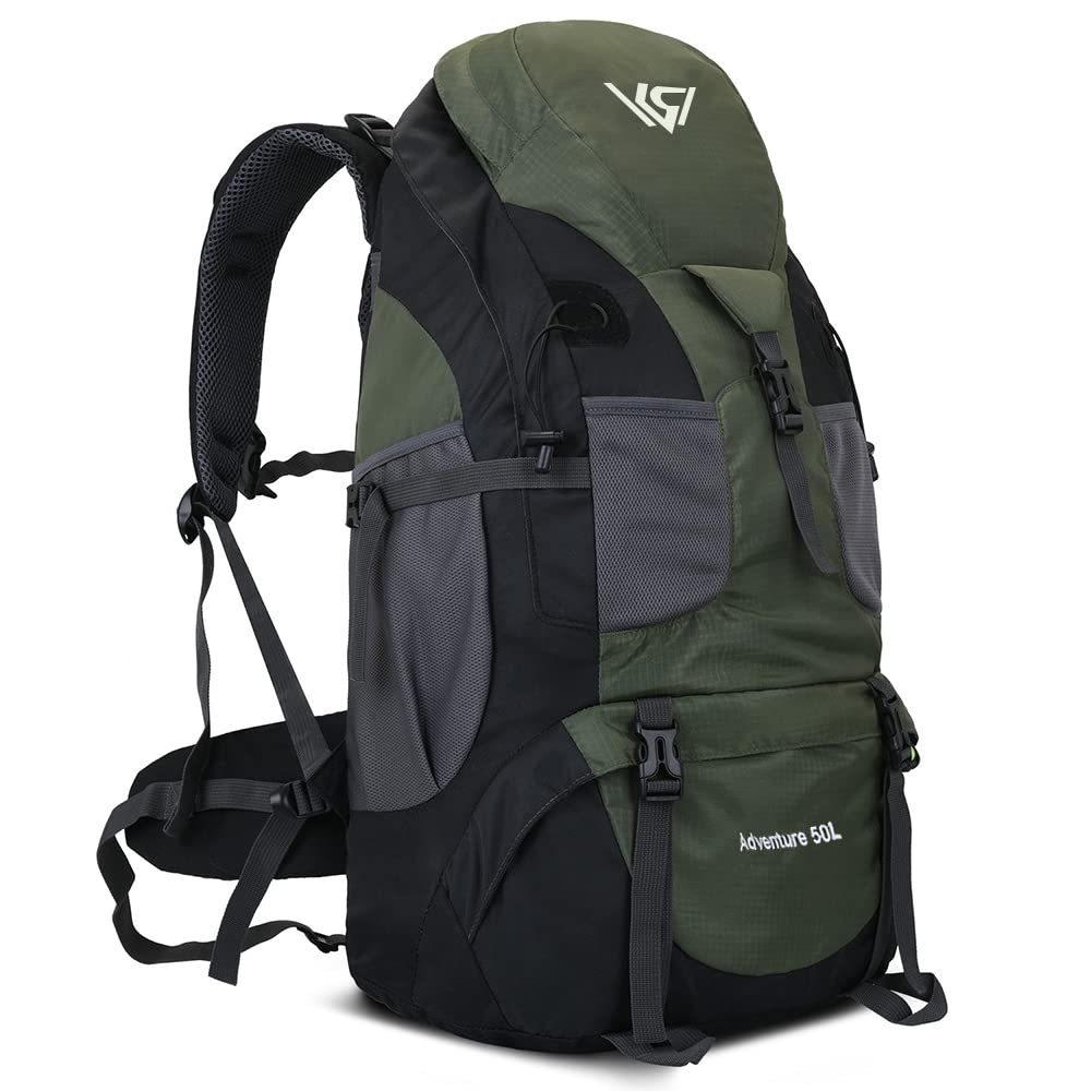 Photo 1 of RuRu monkey 50L Hiking Backpack, Lightweight Camping Backpack for Travel Outdoor, Hiking Bag for Men & Women