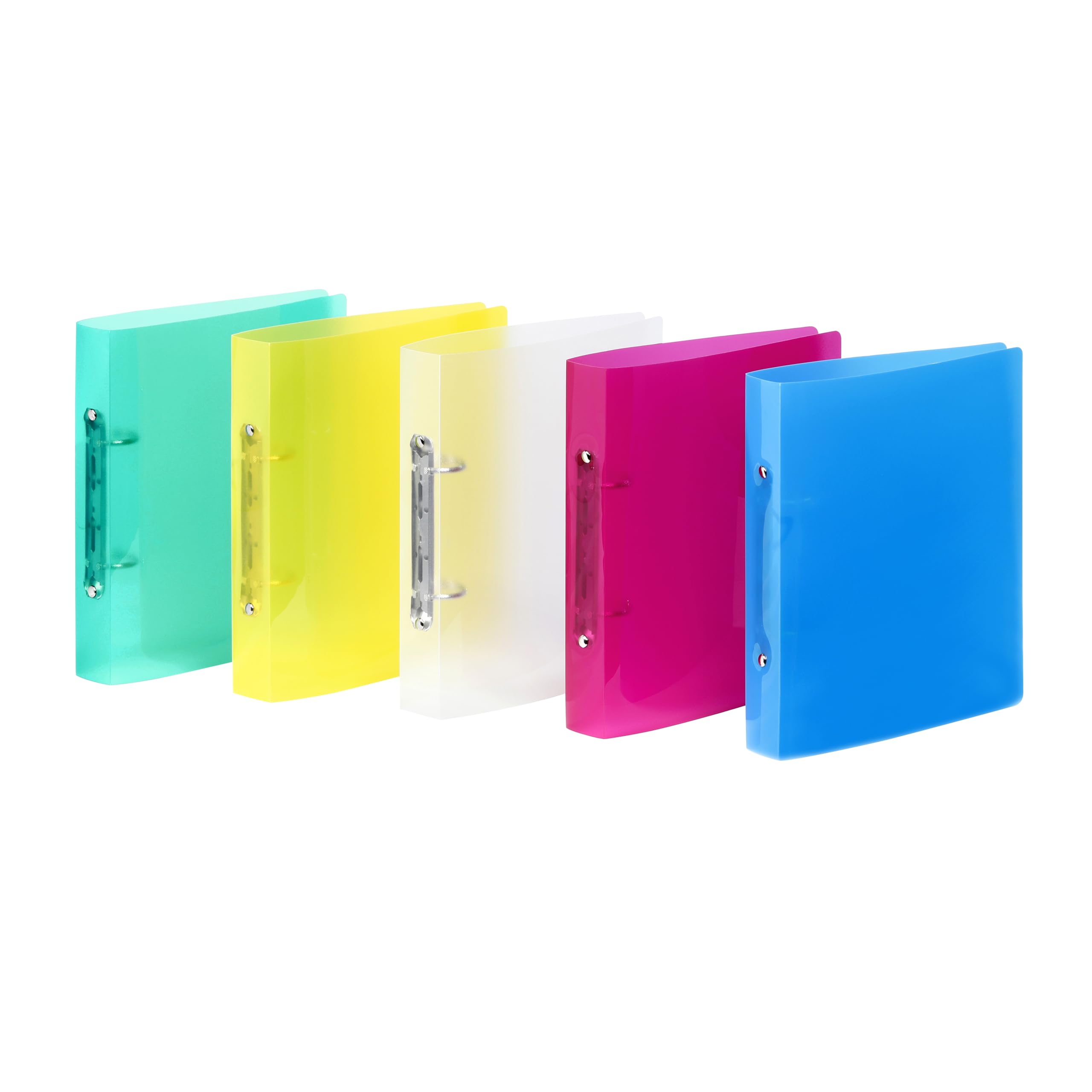 Viquel 909083-08 A5 Propyglass Perforation Office Binder, Random Colors, 1 unit