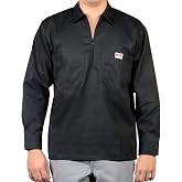 Ben Davis Men's Long Sleeve Striped Button-Up Work Shirt