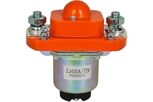 XYZIL MZJ-400A 72V 400A Solenoid Contactor Solenoid for Golf Cart Heavy Duty Plug and Play Direct Replacement