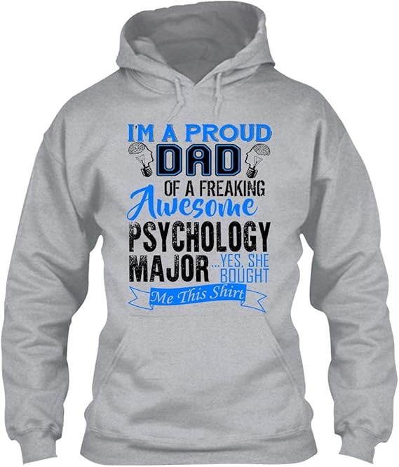 Awesome Psychology Major Long Sleeve Hoodie, Unisex Hoodies
