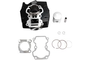 Artudatech 100cc Cylinder Kit Top End Rebuild Kit Fit for Suzuki Ax-100 2-stroke engine 11210-23411-0F0 11241-23410 11141-23400 12110-23401 12151-23400-0A0