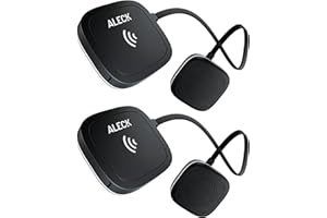 ALECK 006 Universal Wireless Bluetooth Helmet Speakers Headphones for Ski and Snowboard Audio-Ready Helmets, Glove Friendly Controls, Microphone Headset for Hands-Free Calls, 2 Pack