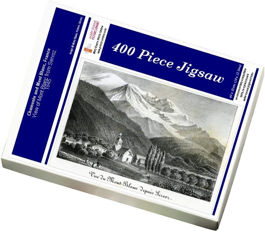 Media Storehouse 400 Piece Puzzle of Chamonix and Mont Blanc, France (14400610)