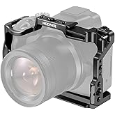 NEEWER R50 Camera Cage Compatible with Canon EOS R50, Aluminum Video Rig with NATO Rail, 1/4" Threads, 3/8" ARRI Holes, Cold 