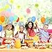 Happy Birthday Rainbow Film Foil Tiaras Party Wearable Favors Headwear, Silver/Rainbow, 12 Count
