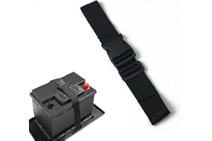 Hugwits Battery Tie Down, 39 Inch Tie Down Nylon Strap with Adjustable Quick Release Buckle, Universal for Car Boat SUV RV (B