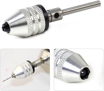 Pour Outil Rotatif Dremel Mini 0 3 4 Mm Sans Cle Mandrin Adaptateur Tournevis Amazon Fr Bricolage