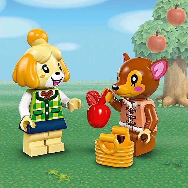 LEGO ANIMAL CROSSING ISABELLE’S HOUSE VISIT, BUILDABLE CREATIVE TOY SET FOR KIDS, INCLUDES FAUNA AND MORE ANIMAL CROSSING TOY FIGURES, VIDEO GAME BIRTHDAY GIFT FOR GIRLS AND BOYS AGES 6 AND UP, 77049