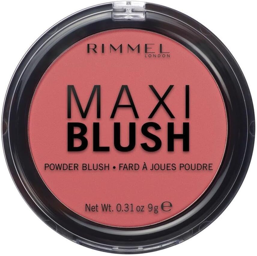 Rimmel London Maxi Blush Powder Wild Card 9g Long Lasting Buildable Colour