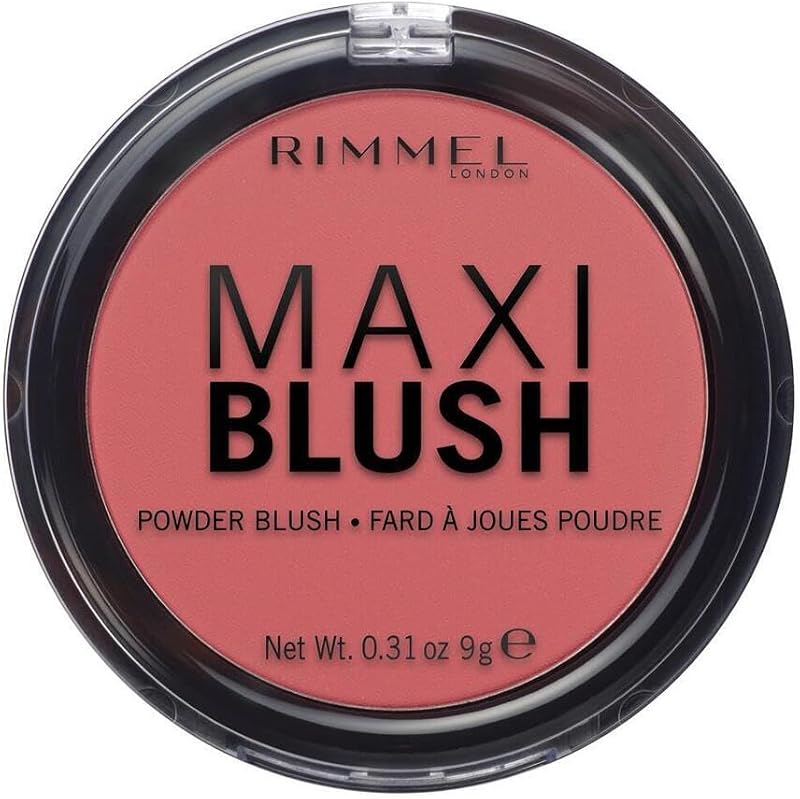 Rimmel London Maxi Blush Powder Wild Card 9g Long Lasting Buildable Colour