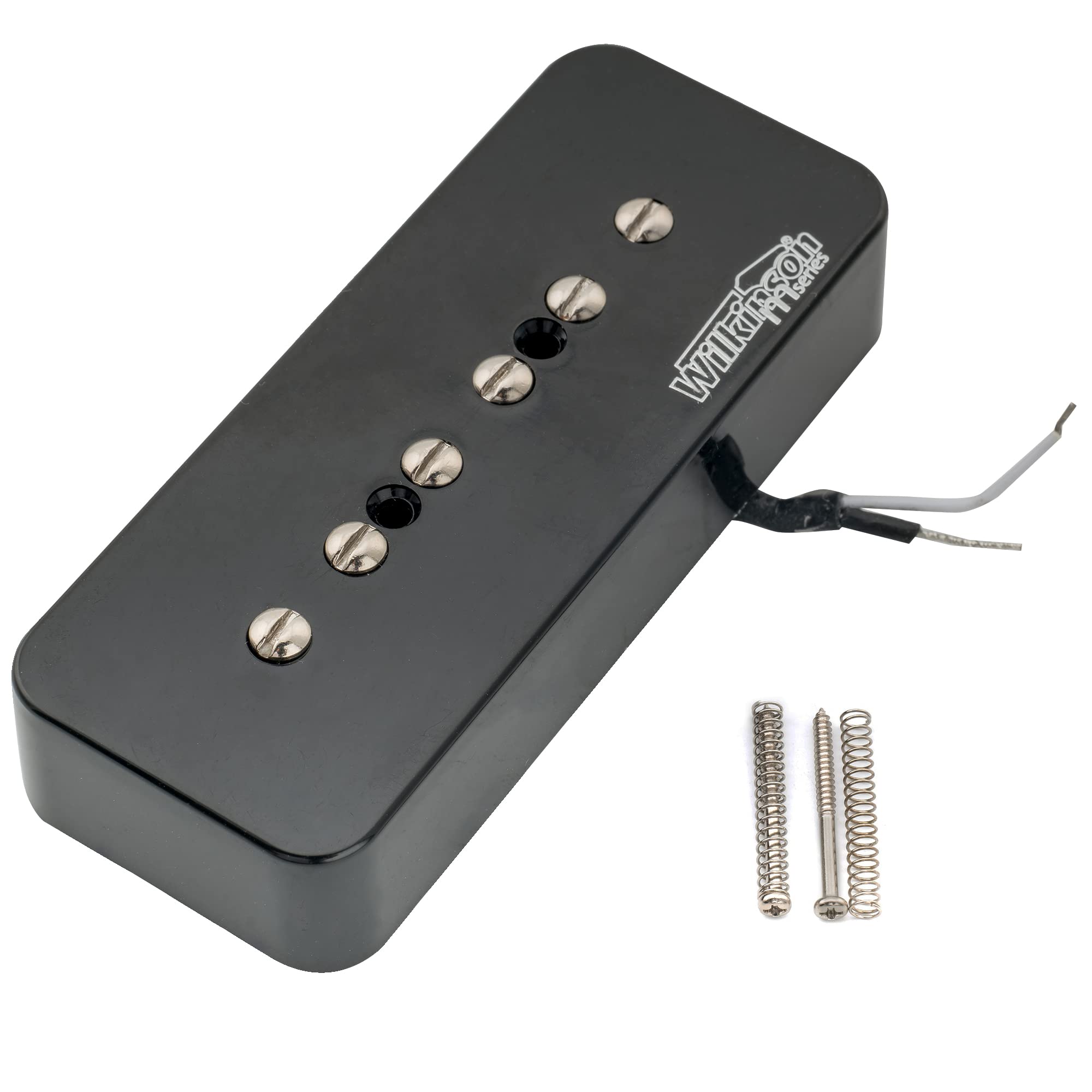 Wilkinson M Series Alnico 5 P90 Soapbar Bridge Pickup for Les Paul/SG Electric Guitar, Black