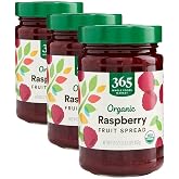 365 by Whole Foods Market, Organic Raspberry Fruit Spread, 17 Ounce (Pack of 3)