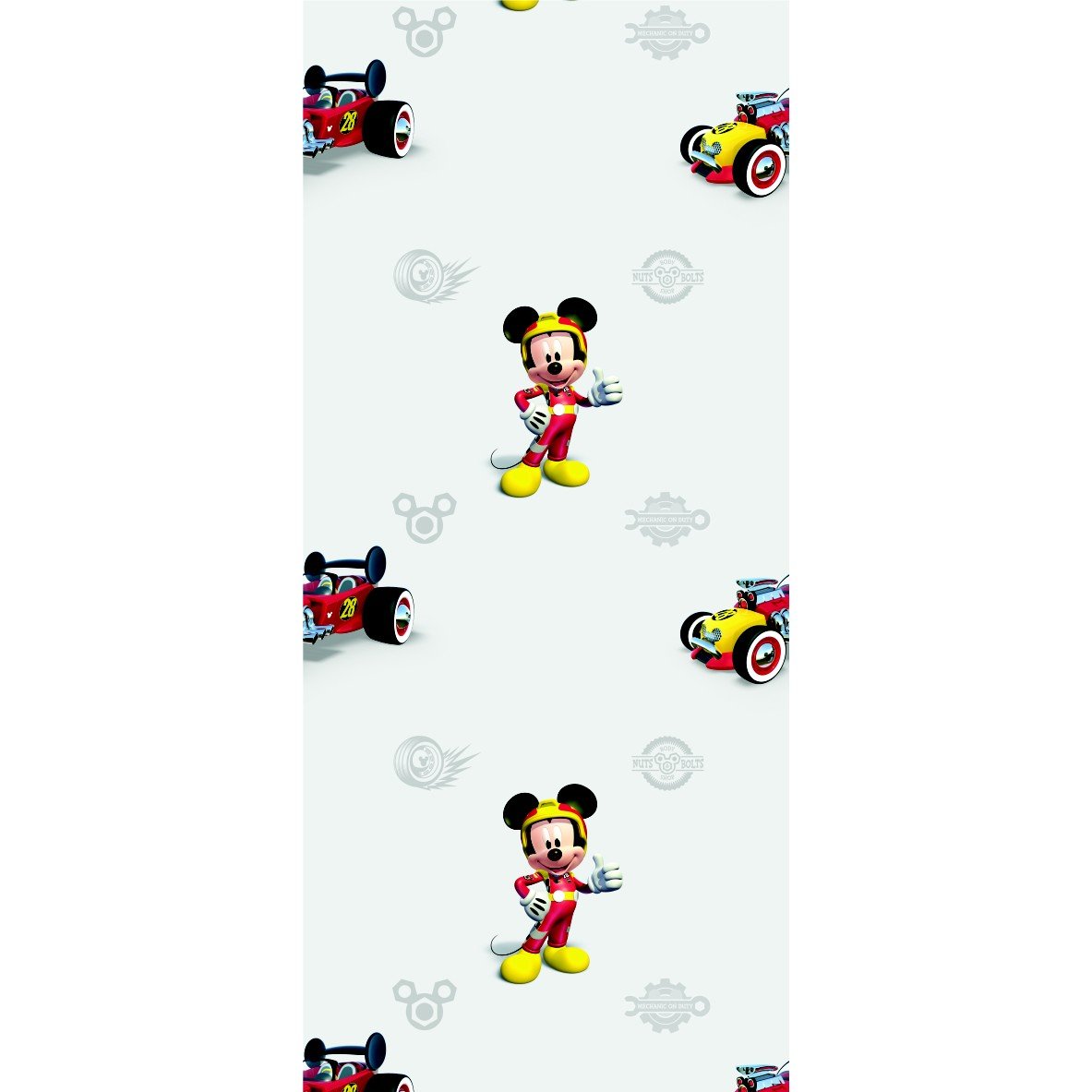 AG Design Disney Mickey Mouse Non-Woven Photo Wallpaper for Children's Bedrooms 0.53 x 10.05 1 Roll WPD 9771