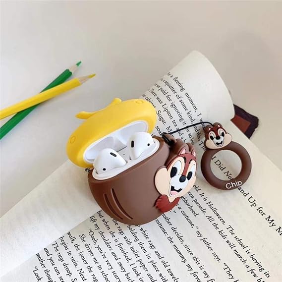 Amazon Co Jp ディズニー シマリス チップとデール ケース カップル アップル Airpodsケース かわいい Airpodsカバー シリコンケース Airpods1 2 Pro エアポッド シリコン 3d 漫画 シリコンカバー 全面保護 収納 バッグ 耐衝撃 紛失防止 人気 プレゼント