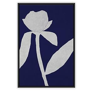 signwin Framed Canvas Wall Art Flowers Pattern Canvas...