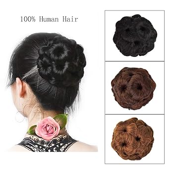 Buy Beauty Angelbella Real Hair Bun Extensions Up Do Donut Chignon