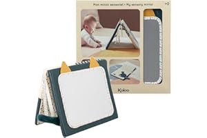 Kaloo - Stimuli - My Sensorial Mirror - Soft Multi Textured Toy for Babies - Early Developments - Polyester - from Birth - K2