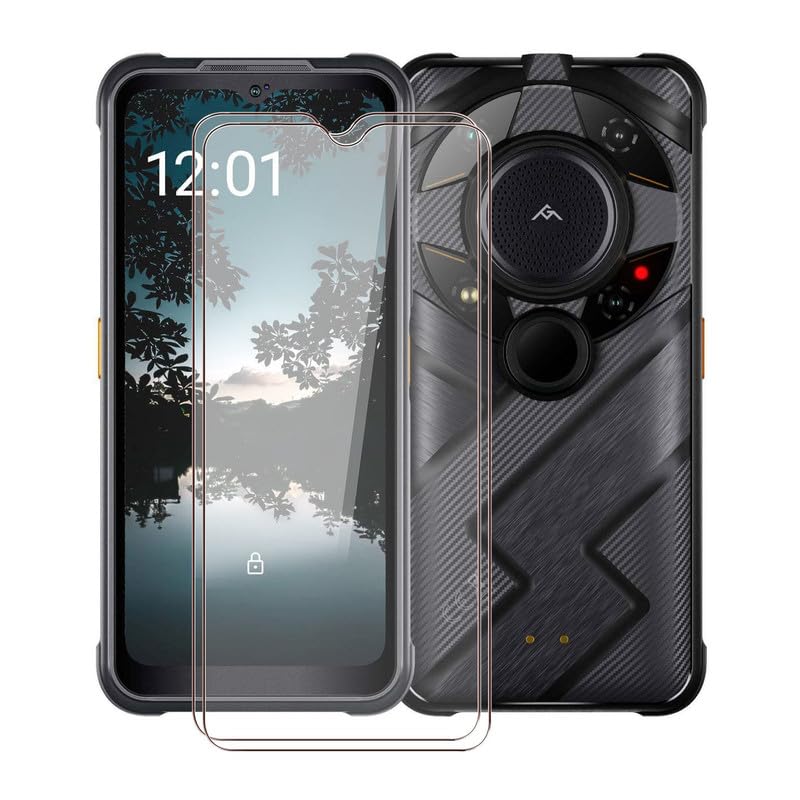 HGJTF Screen Protector for AGM G2 Guardian (6.58 Inches), [Pack of 2 Screen Protector Made of Tempered Glass Film with 9H Hardness], Ultra Thin Bubble-Free HD Protective Film for AGM G2 Guardian
