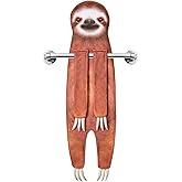 AGRIMONY Sloth Funny Hand Towels for Bathroom Kitchen - Sloth Gifts for Women Men Teens Kids-Easter Mothers Fathers Valentines Housewarming Unique Christmas BirthdayGifts for Animals Lovers