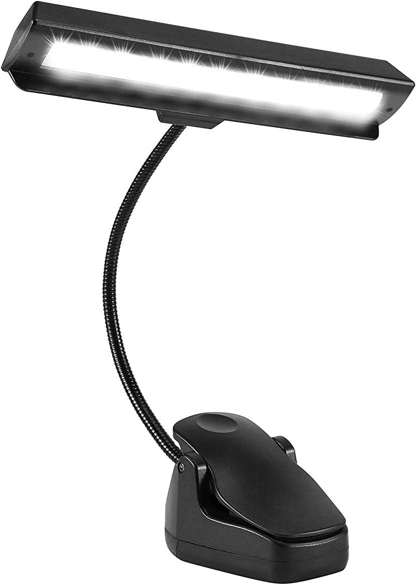 Lightess Clip On Music Stand Lights 14 LED Book Lights Adjustable Piano