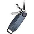 Orbitkey New Active Key Organizer Lite w/updated D-Ring | Weather Resistant, Stainless Steel Locking Mechanism (Graphite)