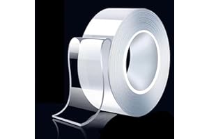 Double Sided Tape, Nano Tape, Transparent Adhesive Tape, Traceless Adhesive Tape, Removable, Washable, Reusable, Suitable for