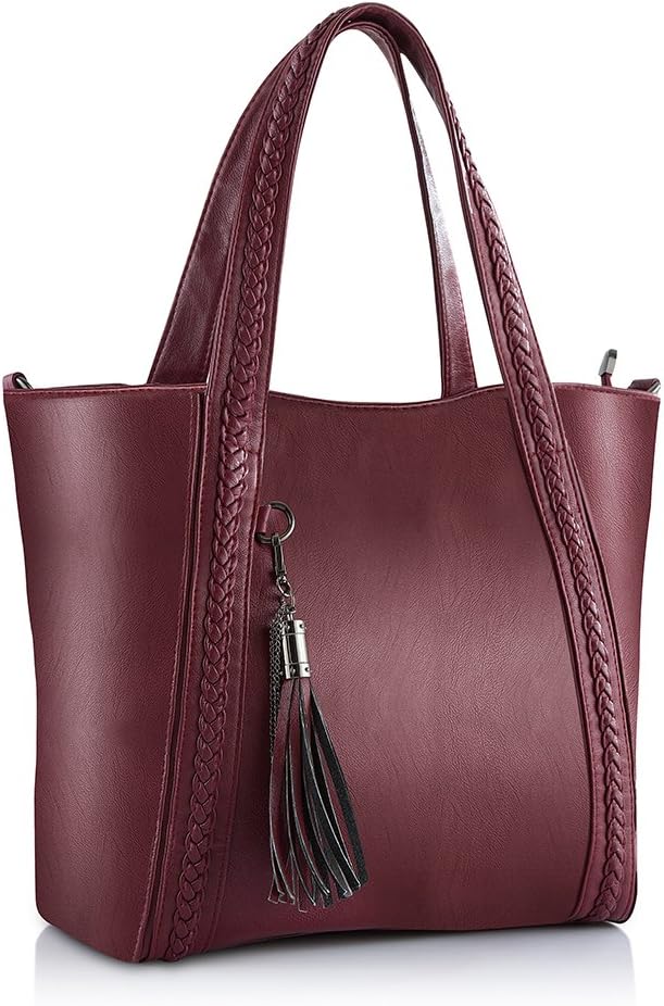oteawe womens handbags Large purses Satchel Bags with PU Leather Fashion design for Work School，Party