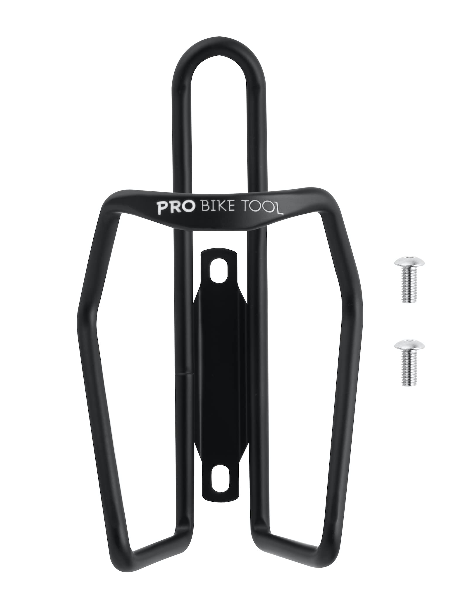 PRO BIKE TOOL Bike Water Bottle Holder, Lightweight, Strong Aluminum Bicycle Water Bottle Cage in a Modern Tubular Design, Bike Bottle Holder for Road and Mountain Bikes (MTB) - Universal Bottle Cage