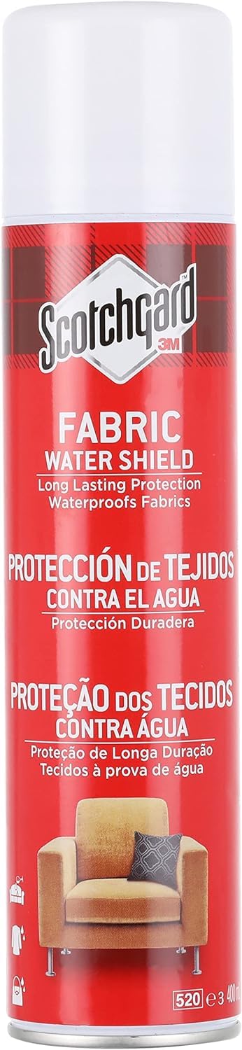 Scotchgard Fabric Water Shield, 1 Can x 400ml - Water Repellent Spray for Clothing and Household Upholstery Items, Long-Lasting